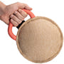 'Easy Grip' Jute Bite Dog Tug with Strong Handle  8 * 8* 3 inch (20* 20* 7 cm)