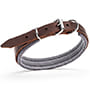 Padded Leather Dog Collar for Agitation Training 1 inch (2.5cm) width