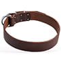 Heavy Duty Leather Dog Collar 1.5 inch (3.8cm) width