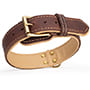 Royal Nappa Padded Handmade Leather Dog Collar for Fashion Walking