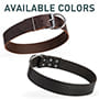 Universal Design  Leather Dog  Collar - 2 inch Wide