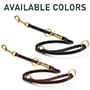 Multimode Leather Dog Lead for Walking and Training