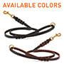 Handcrafted Leather Dog Leash for Walking and Tracking -13mm