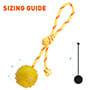 Purchase now High Quality 2 1/3 inches Rubber Dog Training Ball on String