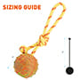 2 3/4 inch (7 cm) Large Rubber Dog Toy - Solid Inside - Training Ball