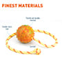 2 3/4 inch (7 cm) Large Rubber Dog Toy - Solid Inside - Training Ball