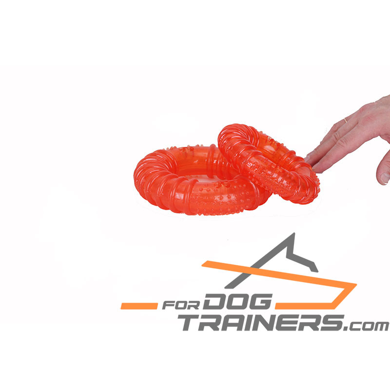 Healthy Trainer' Interactive Treat Dispensing Dog Looper of Special Rubber  [TT49#1073 Everlasting Treat Looper] - $27.99 : Best quality dog supplies  at crazy reasonable prices - harnesses, leashes, collars, muzzles and dog  training equipment