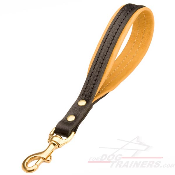 short dog leash with handle