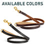 Super Comfortable Leather Dog Leash with Padded Handle