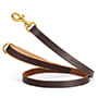 Super Comfortable Leather Dog Leash with Padded Handle